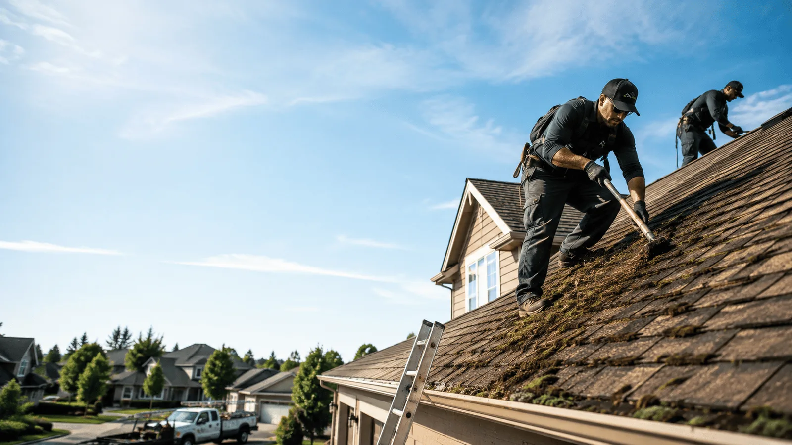 Roof Moss Removal in Barron, WI near me
